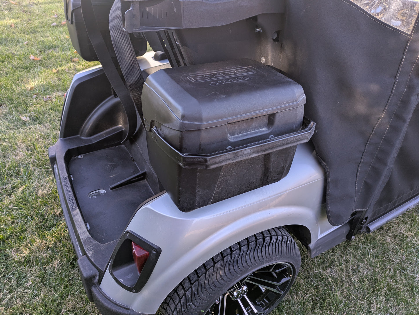 EZGO with rain cover 4